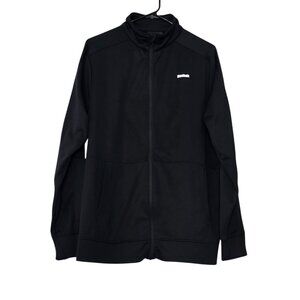 Women's Reebok Black Fitted Zip Up Jacket w/ Pockets Size Medium